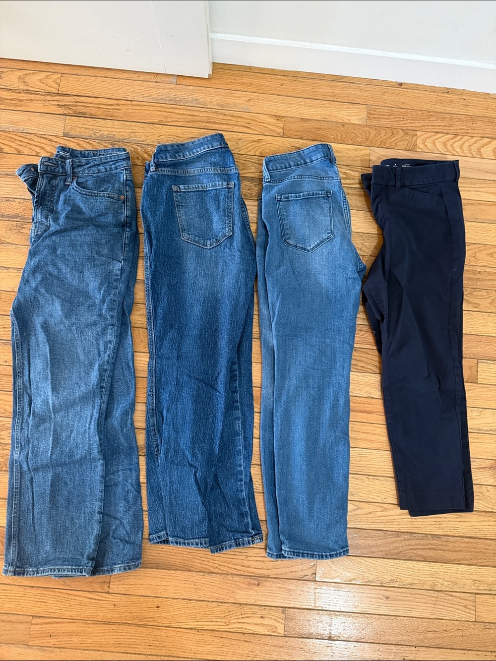 Old Navy Blue Denim Jeans Lot (8P)